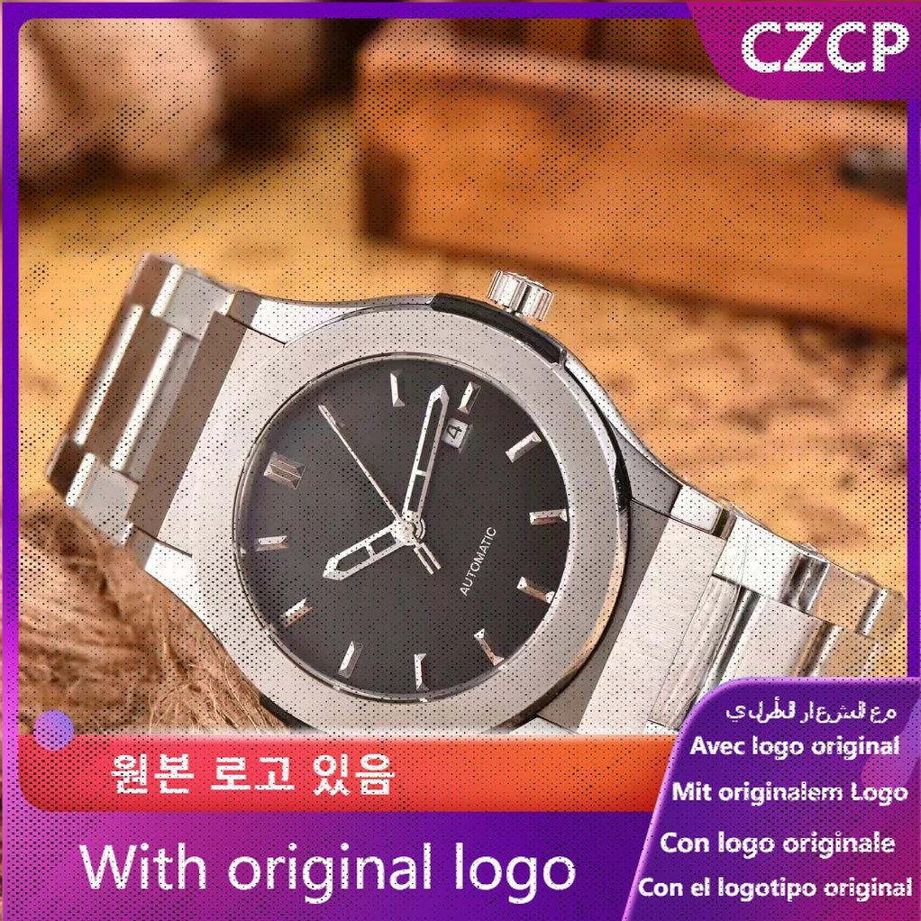 CZCP Мъжки часовник 904l от неръждаема стомана, автоматични механични часовника 42 мм-HB