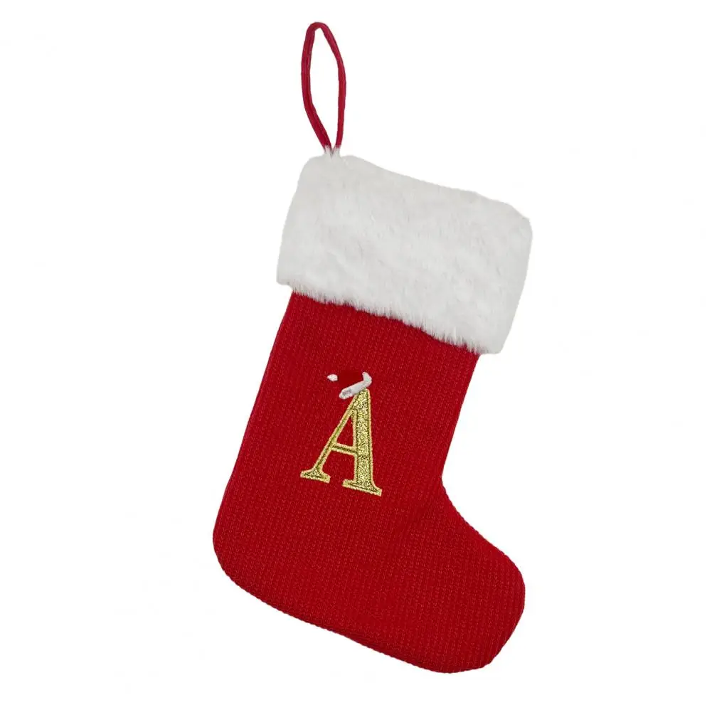 Коледни чорапи с шоколадови бонбони, Размерът на Коледните отглеждане, Луксозни бродирани възли Коледни чорапи, здрав Ретро за Коледа