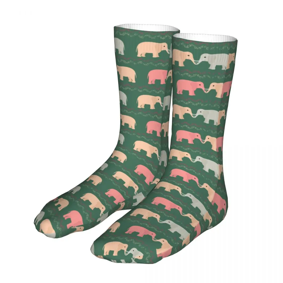 Мъжки Спортни чорапи с животни като Слонове, Памучни дамски чорапи в стил Харадзюку, Бозайник същество