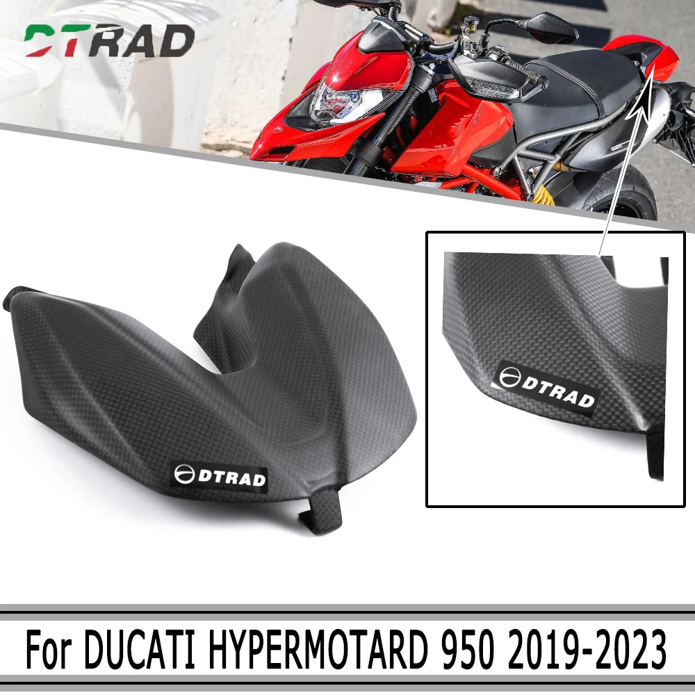 Сега въглеродни влакна 3K за HYPERMOTARD 950 2019-2021, покриване на пресата за мотоциклети, части и задната част