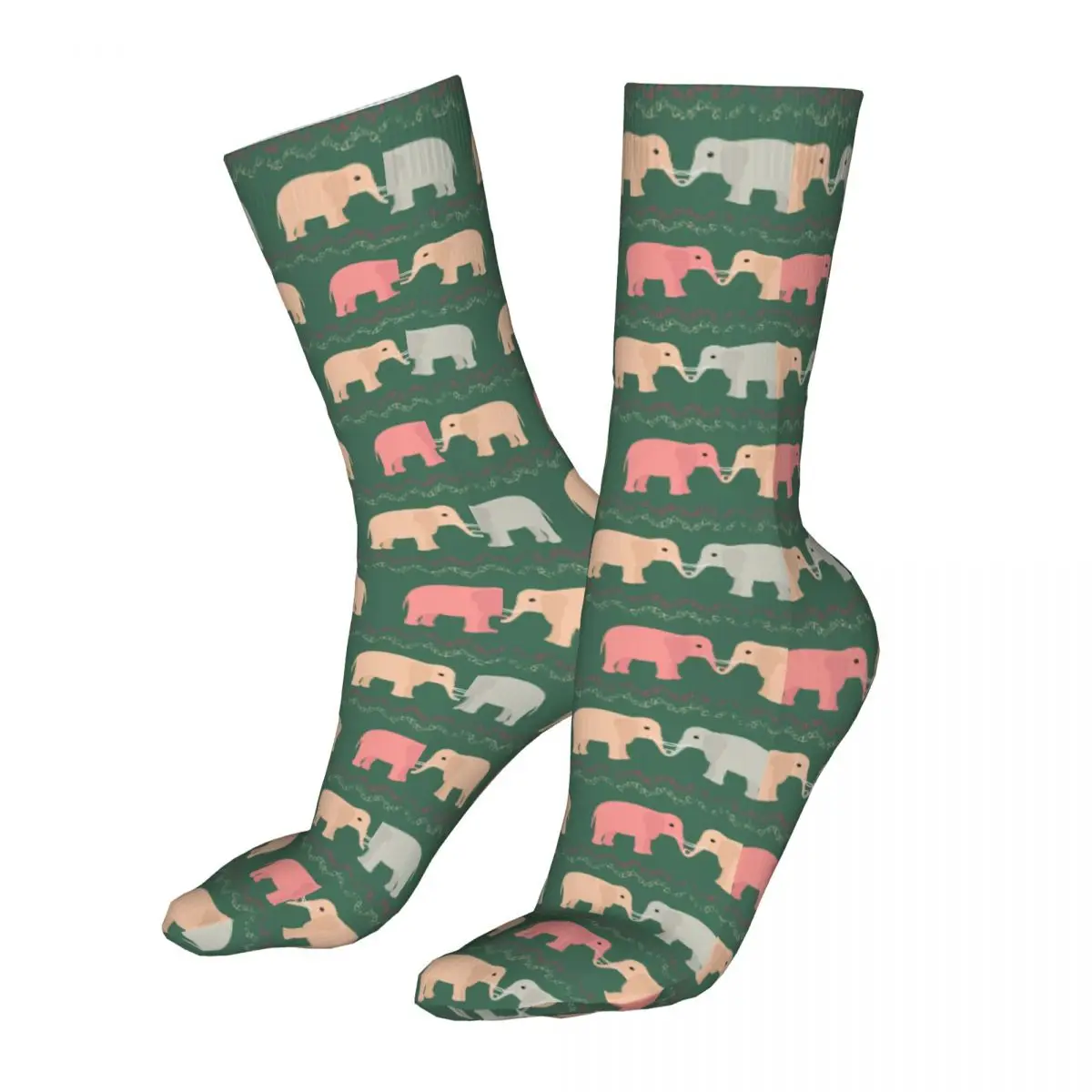 Мъжки Спортни чорапи с животни като Слонове, Памучни дамски чорапи в стил Харадзюку, Бозайник същество