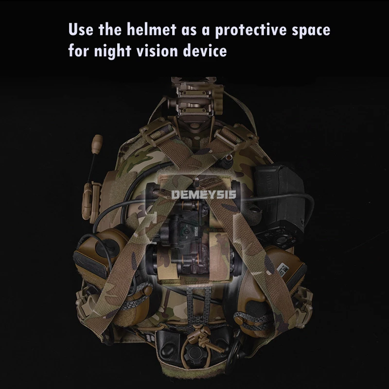 Чанта за тактически шлем, калъф за тактически шлем за еърсофт оръжия, калъф за съхранение на каска за нощно виждане, чанта за носене