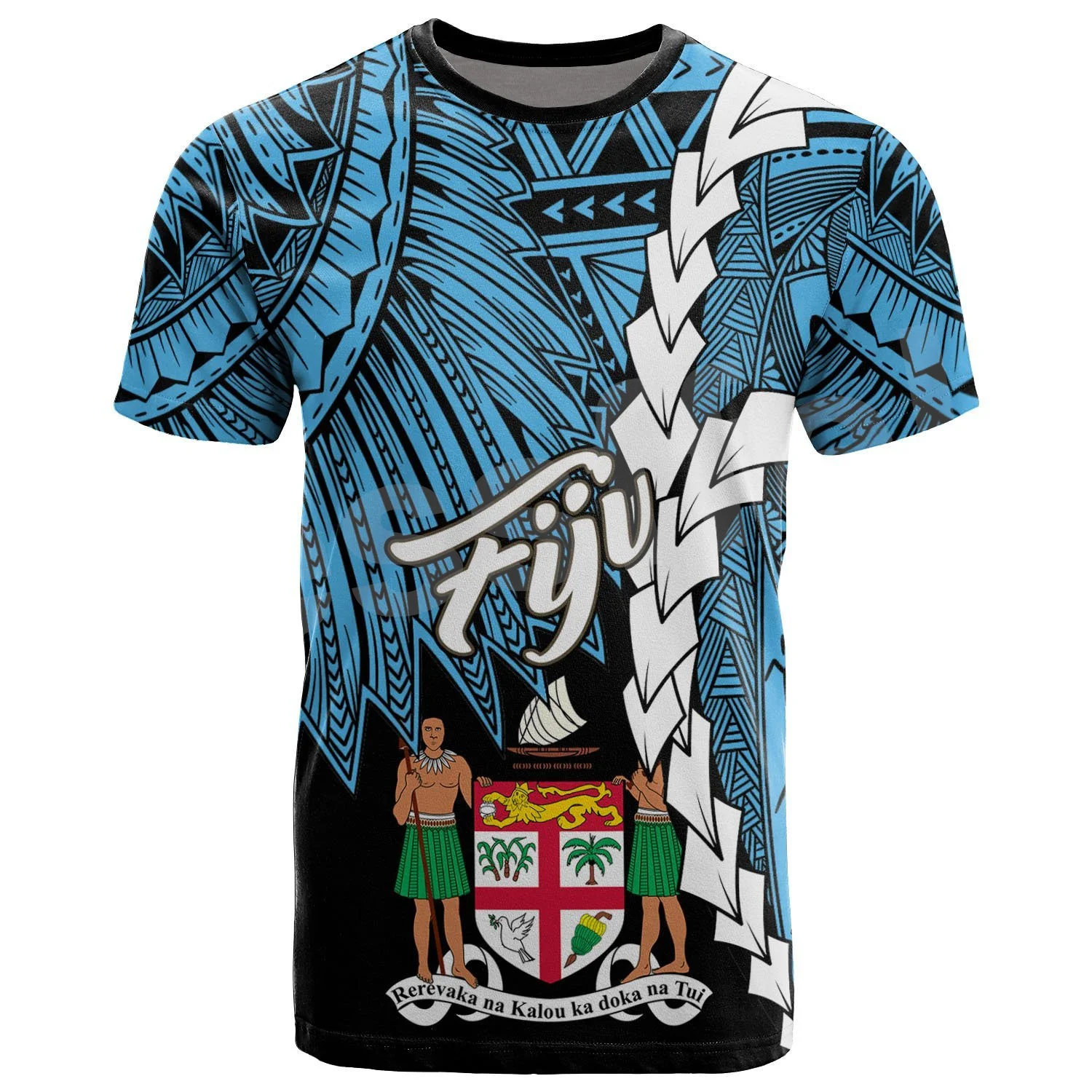 2023 Нов флаг Костенурки Полинезийски племе, Фиджи, ръгби, 3D печат, Ежедневни градинска облекло, тениски с къс ръкав за мъже и жени