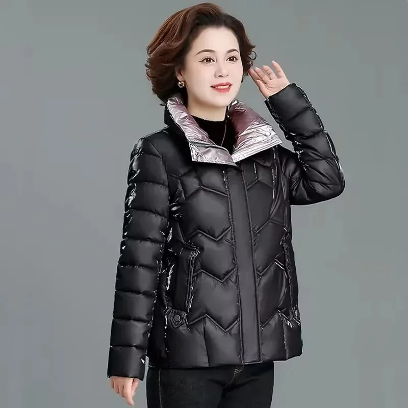 2023 Ново Топло палто с памучна подплата, Връхни Дрехи Клас 