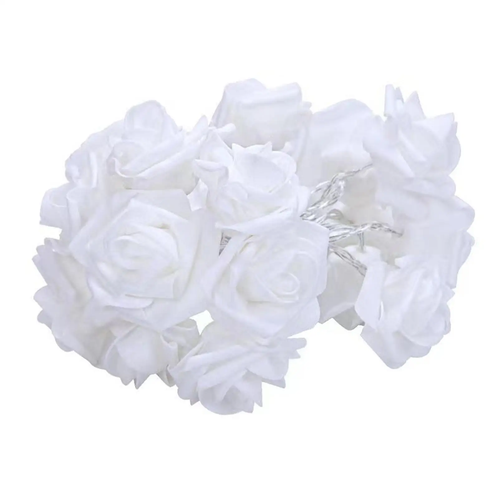 Led гирлянди от цветя рози с USB/батерии, романтични декорации за двор, домашна сватба, Свети Валентин, Коледа