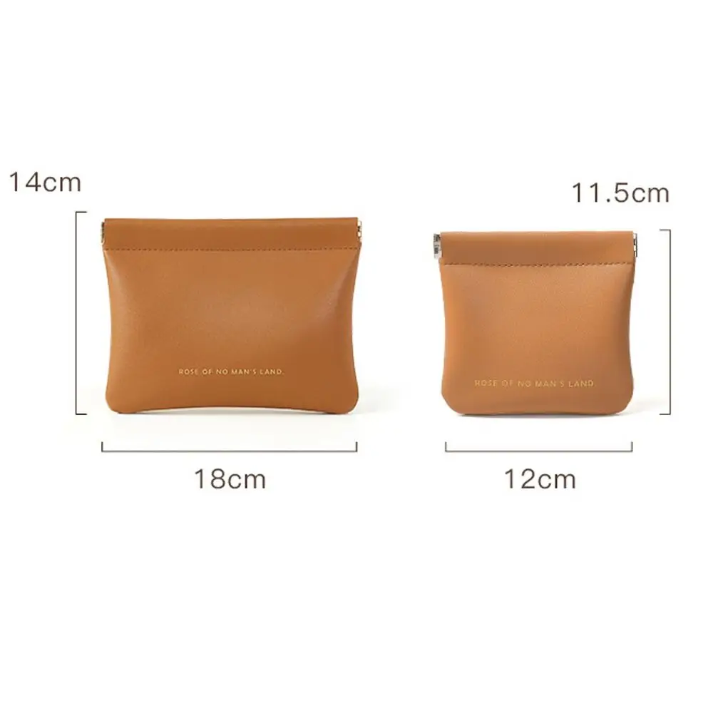 Водоустойчив Мини-пролетно чанта от Изкуствена кожа, самозакрывающийся портфейл за монети, Чанта за съхранение на данни, Преносима опаковка модни бижута