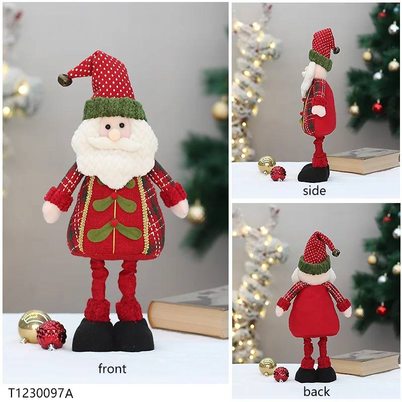 Коледна Украса Прибиращи Кукли 2023 Дядо Коледа Коледа Фигурки Лосове Коледни Играчки За Коледната Елха Украса На Нов Тисового Дома Навидад
