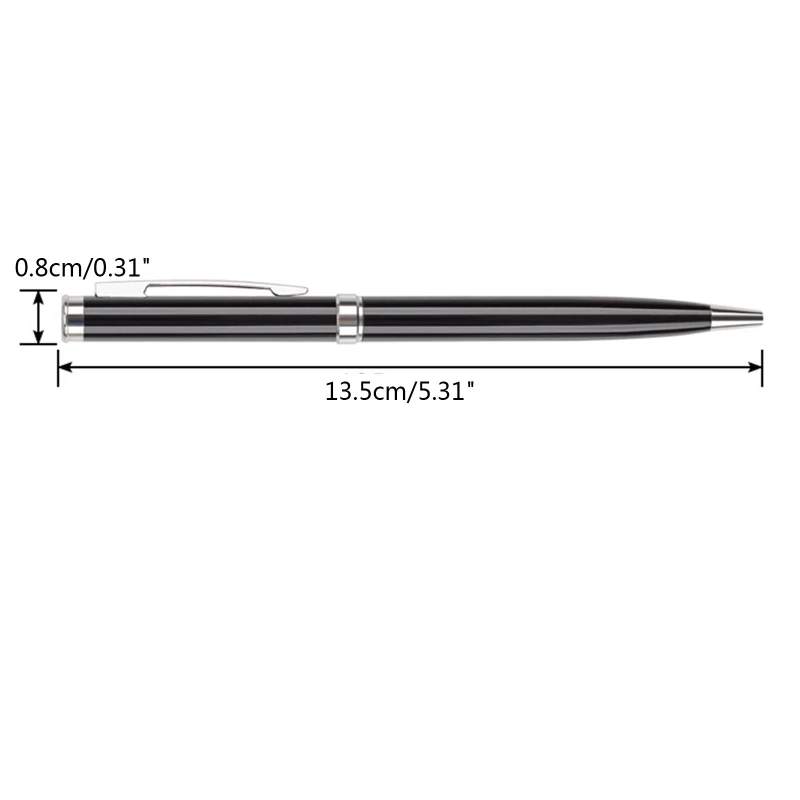 Луксозен Сгъваем Химикалка писалка 2 елемента Черна Пълнеж от 0,5 mm за Мъже и жени, подарък За Директна доставка на