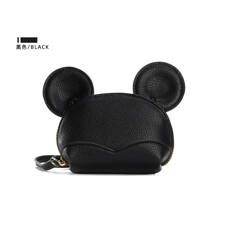 Чанта за съхранение с Мики Маус от анимационен филм на Дисни за жените, Мини-чантата е от изкуствена кожа, Госпожа модерен кратък чантата си джоб, чанта за китката